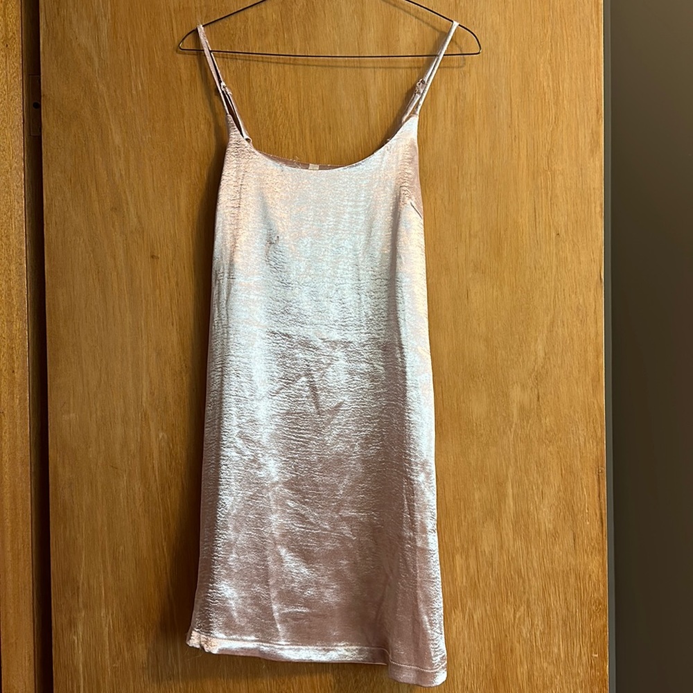 Mini baby pink dress